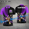 BlueJose Bowling And Pins Digital Cut Customized Name 3D Shirt (4 Colors)