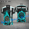 BlueJose Darts Vengeful Flame Personalized Name, Team Name Shirt (4 Colors)