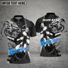 BlueJose Bowling And Pins Dragon Flame Fire Customized Name 3D Shirt (4 Colors)