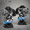 BlueJose Bowling And Pins Dragon Flame Fire Customized Name 3D Shirt (4 Colors)