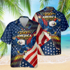 BlueJose Patriotic 250th America 1776-2026 Eagle Hawaii Shirt