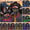 Bluejose Personalized Car "American Muscle Heritage" Flames Mustang Hawaiian Shirt