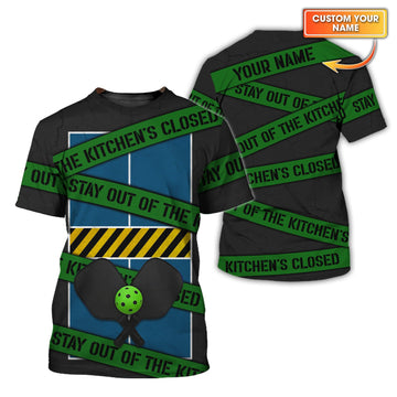 Men's Kitchen's Closed Pickleball T-Shirts, Funny Pickleball Shirts, Gift For Pickleball Lovers