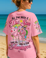 ALL YOU NEED FLAMINGO ALL OVER PRINT - TYQY1804253