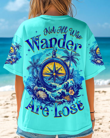 NOT ALL WHO WANDER ARE LOST COMPASS ALL OVER PRINT - TYQY0404254