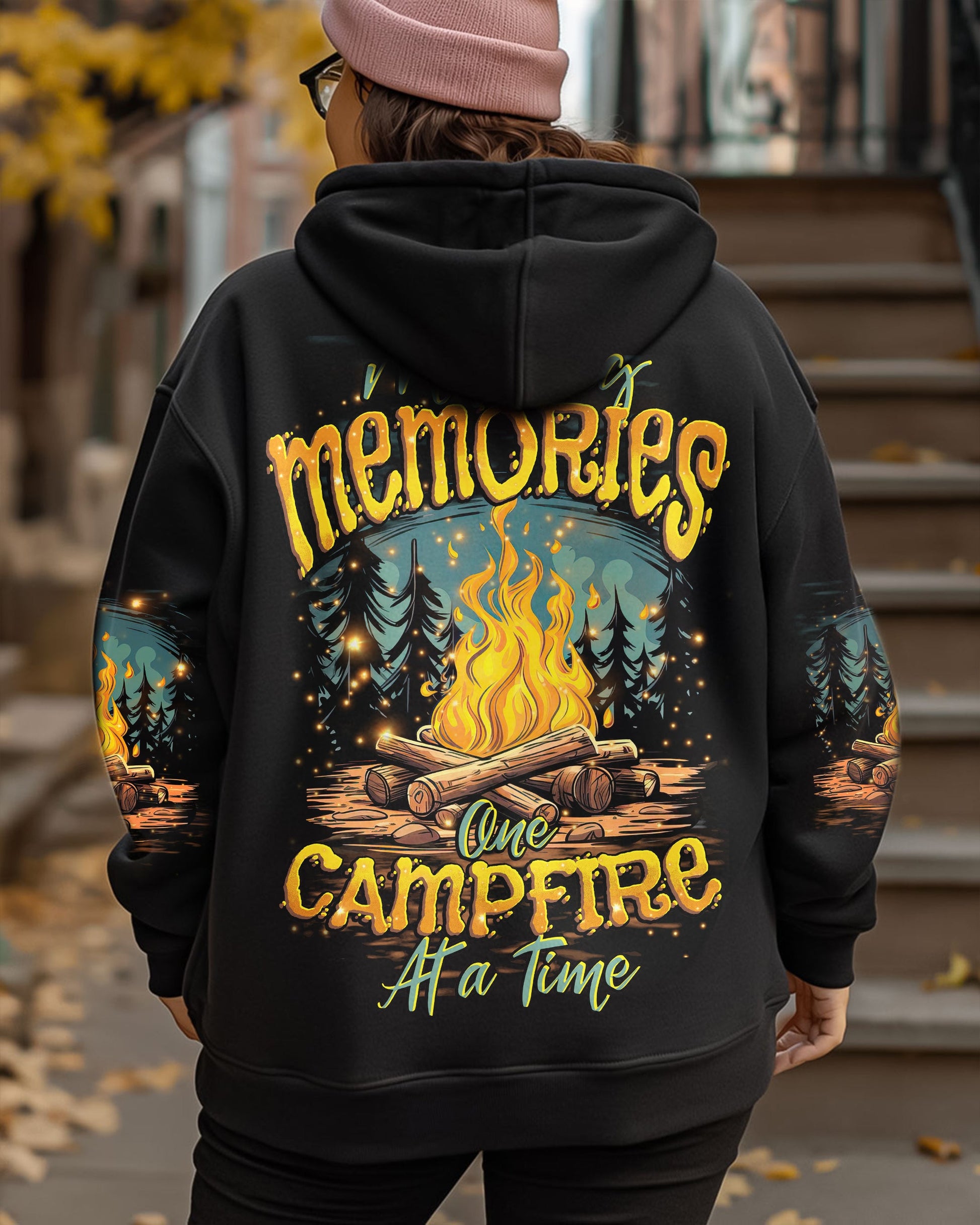 MAKING MEMORIES ONE CAMPFIRE AT A TIME ALL OVER PRINT - TYTD0108251