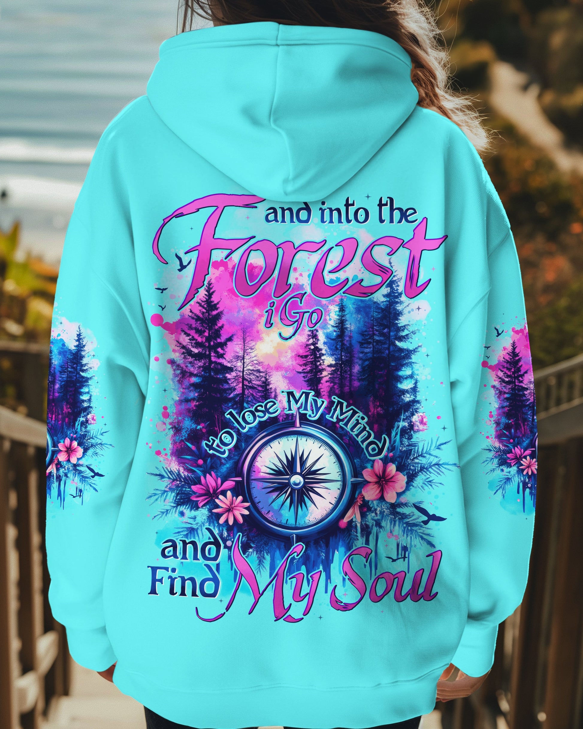 AND INTO THE FOREST I GO COMPASS ALL OVER PRINT - TYTD2006253
