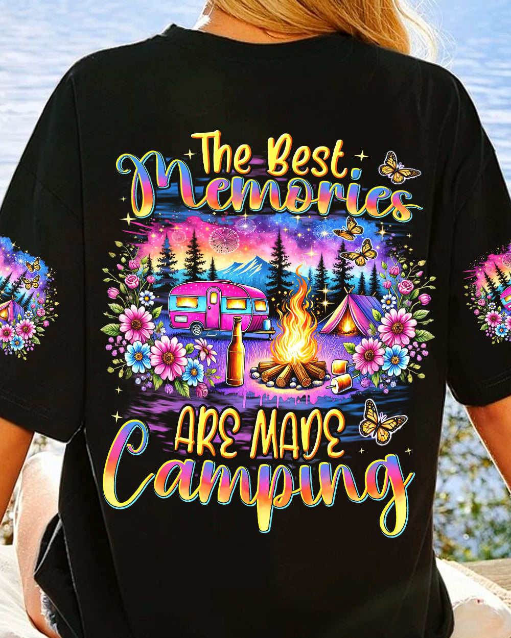THE BEST MEMORIES ARE MADE CAMPING ALL OVER PRINT - TYHI1907243