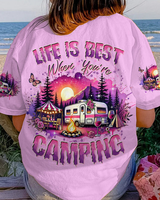 LIFE IS BEST WHEN YOU'RE CAMPING ALL OVER PRINT - TYTD0307241