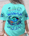 NOT ALL WHO WANDER ARE LOST FISH ALL OVER PRINT - TYTD0907241