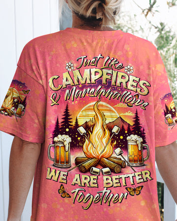JUST LIKE CAMPFIRES AND MARSHMALLOWS ALL OVER PRINT - TYTD2506241