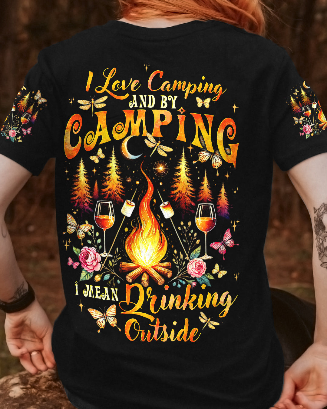 I LOVE CAMPING ALL OVER PRINT - TYTD2207242