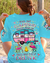 NEVER TAKE CAMPING ADVICE FROM ME FLAMINGO ALL OVER PRINT - YHKD2005244