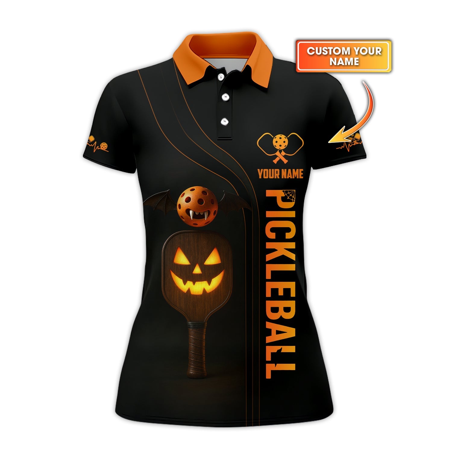 Custom Name Halloween Pickleball Shirt, Funny Pickleball T-Shirts, Gift For Pickleball Lovers