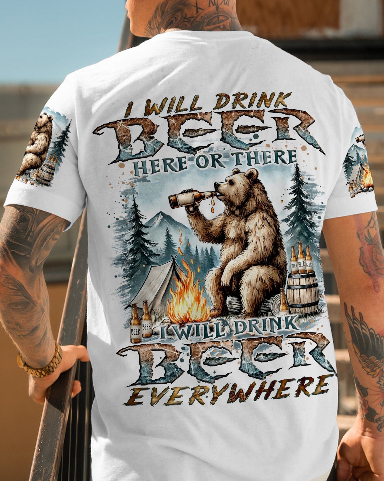 I WILL DRINK EVERYWHERE BIGFOOT ALL OVER PRINT - TYQY2808241
