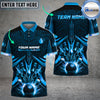 BlueJose Bowling And Pins Thunder Straight Down Customized Name 3D Shirt (4 Colors)