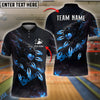 BlueJose Bowling And Pins Tiger Fire Pins Pattern Personalized Name Team Name 3d Shirt (4 Colors)