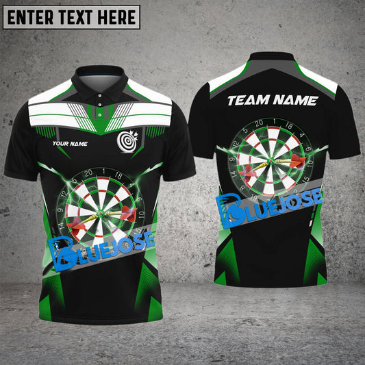 BlueJose Darts Sport Lightning Personalized Name, Team Name Shirt ( 5 Colors)