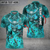 BlueJose Darts Flame Skull Warrior Customized Name Shirt (4 Colors)