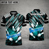 BlueJose Bowling And Pins Broken Line Customized Name 3D Shirt (5 Colors)