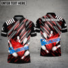 BlueJose Bowling And Pins Broken Line Customized Name 3D Shirt (5 Colors)
