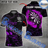 BlueJose Darts Crocodile Fire Pattern Personalized Name, Team Name Shirt (4 Colors)