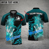 BlueJose Bowling And Pins Fire Dragon Scale Multicolor Customized Name 3D Shirt (4 Colors)