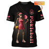 Custom Pickleball Shirt, Skeleton Pickleball Outfits Women, Funny Pickle Ball, Pickleball Team Polo, Gifts For Pickleball Players