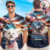 BlueJose Custom Photo America 250 Years Of Freedom 1776 - 2026 Hawaii Shirt