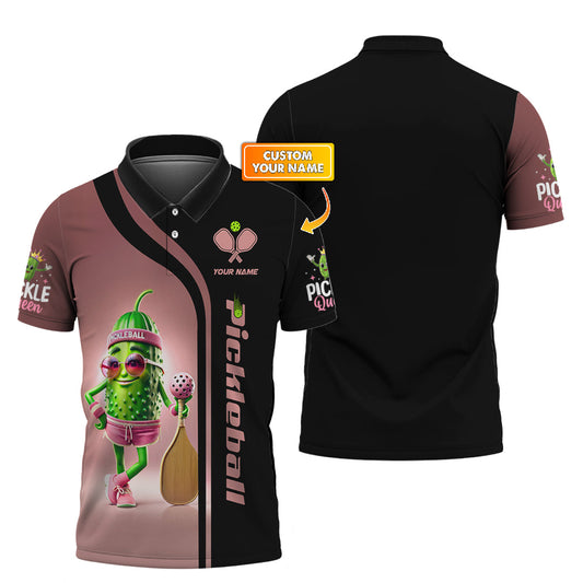 Pickleball Pickle Funny Custom T Shirt, Pickleball Shirts for Women, Pickleball Gift Ideas