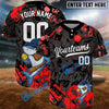 BlueJose Shark Swing Softball Jersey, Custom Name & Team Number 3D Shirt (4 Colors)