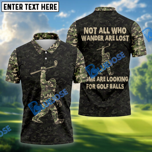 BlueJose Golf Funny Bigfoot Polo Shirt Custom Name, Team Name 3D Shirts