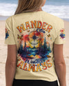WANDER OFTEN WONDER ALWAYS COMPASS ALL OVER PRINT - TYQY2709243