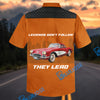 Bluejose Personalized 1958 Chevrolet Corvette C1 Garage Mechanic Hawaiian Shirt
