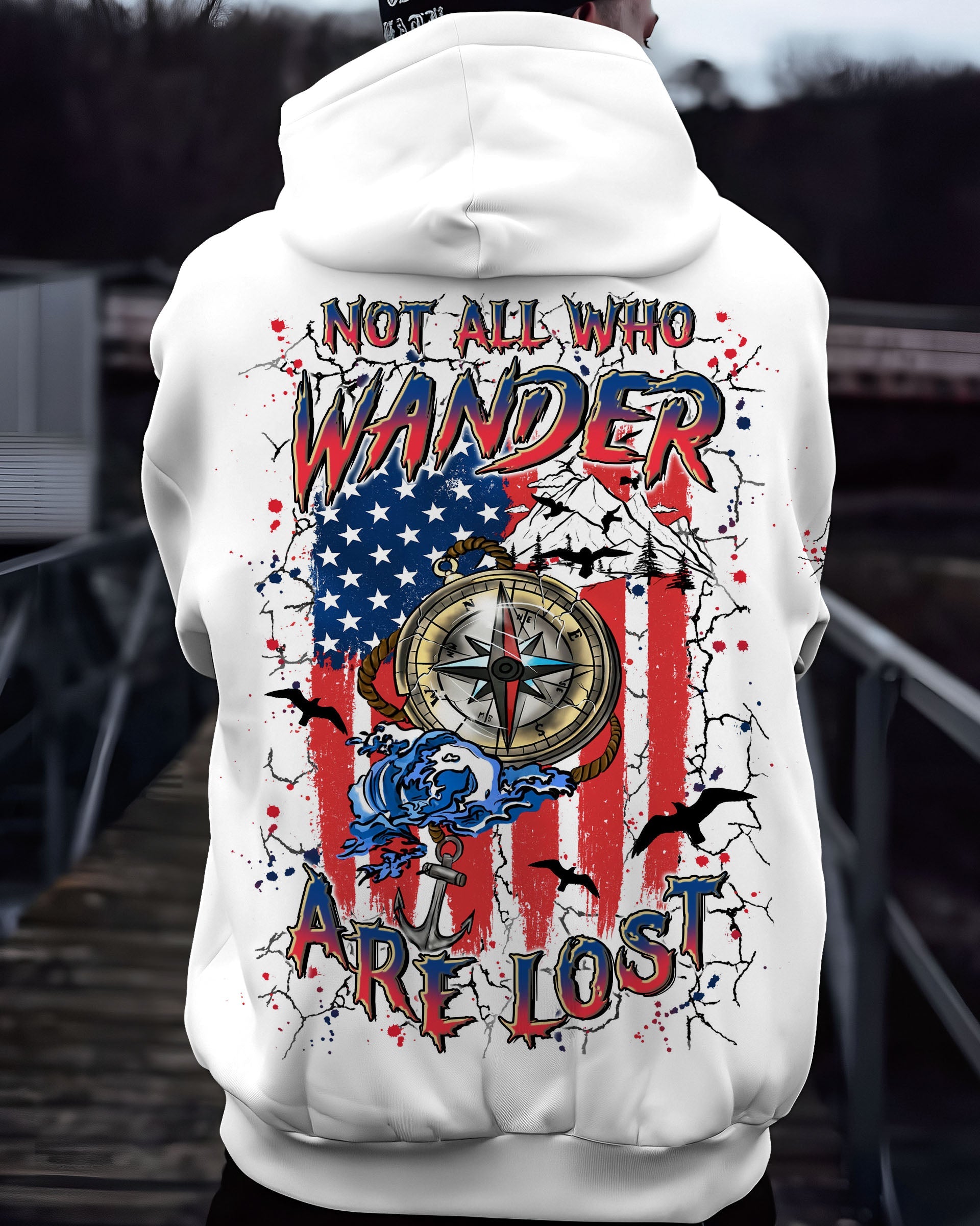 NOT ALL WHO WANDER ARE LOST ALL OVER PRINT - YHLN1009254