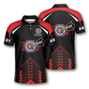 BlueJose Personalized Archery Red Black Version Personalized Name 3D Shirt