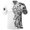 BlueJose Viking Style - Warriors Axes and Fenrir Polo Shirt