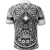 BlueJose Viking Style Polo Shirt - Raven And Drakkar