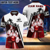 BlueJose Personalized Name Light Bowling Player Multicolor 3D Shirt
