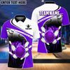 BlueJose Bowling and Pins Broken Multicolor Personalized Name Team Name 3D Shirt, Personalized Shirts For Bowling Players