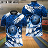 BlueJose Bowling And Pins Stormy Personalized Name, Team Name Unisex Shirt