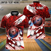BlueJose Bowling And Pins Stormy Personalized Name, Team Name Unisex Shirt