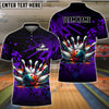 BlueJose Bowling And Pins Diamond Broken Customized Name 3D Shirt (4 Colors)