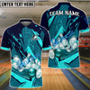 BlueJose Bowling Ball And Pins Winner Personalized Name, Team Name Unisex Shirt