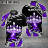 BlueJose Bowling And Pins Premium Super Customized Name 3D Shirt (4 Colors)