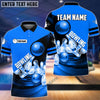 BlueJose Bowling and Pins Colorful Personalized Name Team Name 3D Shirt (4 Colors)