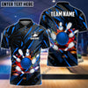 BlueJose Bowling And Pins Classic Fireworks Customized Name 3D Shirt (4 Colors)