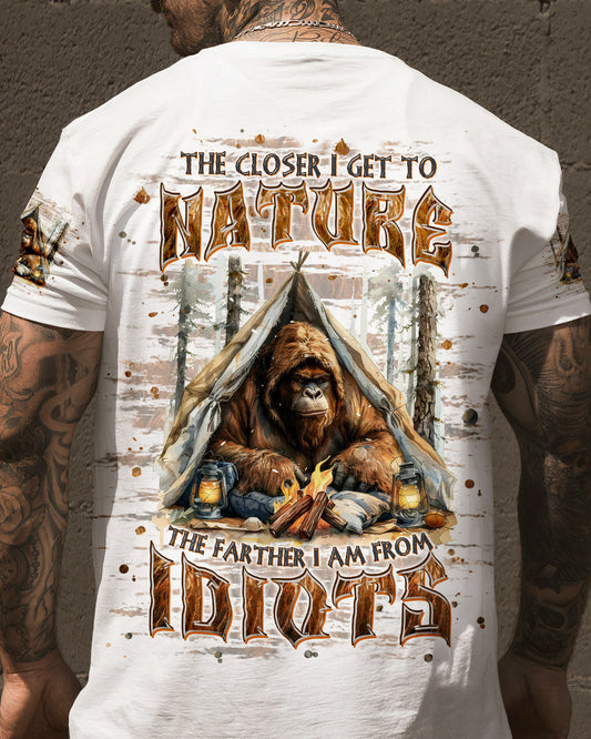 THE CLOSER I GET TO NATURE BIGFOOT ALL OVER PRINT - TLPQ0108241