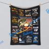 BlueJose I'm A Bass Man Fishing Blanket