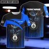 BlueJose Billiards 8-Ball Eagle Personalized Shirt ( 3 Colors)